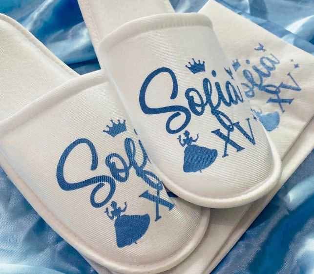 👡 Custom Slippers for Weddings, XVs & Sweet 16