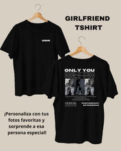 Load image into Gallery viewer, Playeras personalizadas para novia – Custom girlfriend t-shirts with unique and romantic designs 💘