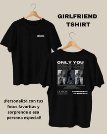 Playeras personalizadas para novia – Custom girlfriend t-shirts with unique and romantic designs 💘