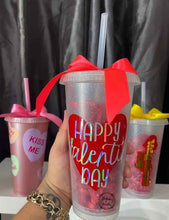Load image into Gallery viewer, 💘 PersonalizeCustom romantic cups – Vasos de San Valentín personalizados para celebraciones especiales 💘d Valentine&#39;s Day Cups