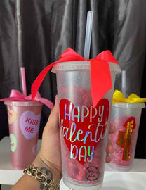 💘 PersonalizeCustom romantic cups – Vasos de San Valentín personalizados para celebraciones especiales 💘d Valentine's Day Cups