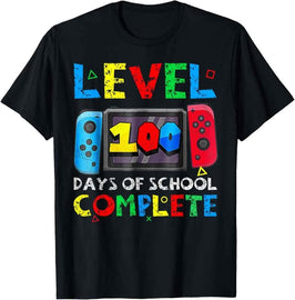 Camiseta 100 días escolares divertida – Funny 100 days of school custom t-shirt for children 👕