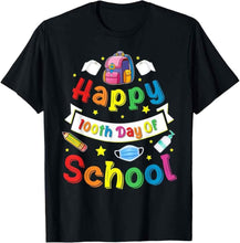 Load image into Gallery viewer, Camiseta 100 días escolares divertida – Funny 100 days of school custom t-shirt for children 👕
