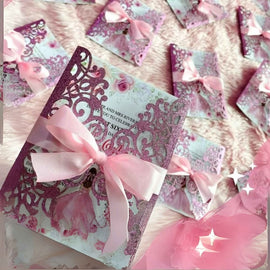 🎉 Vasos, Invitaciones y Pantuflas para XV, Bodas y Fiestas