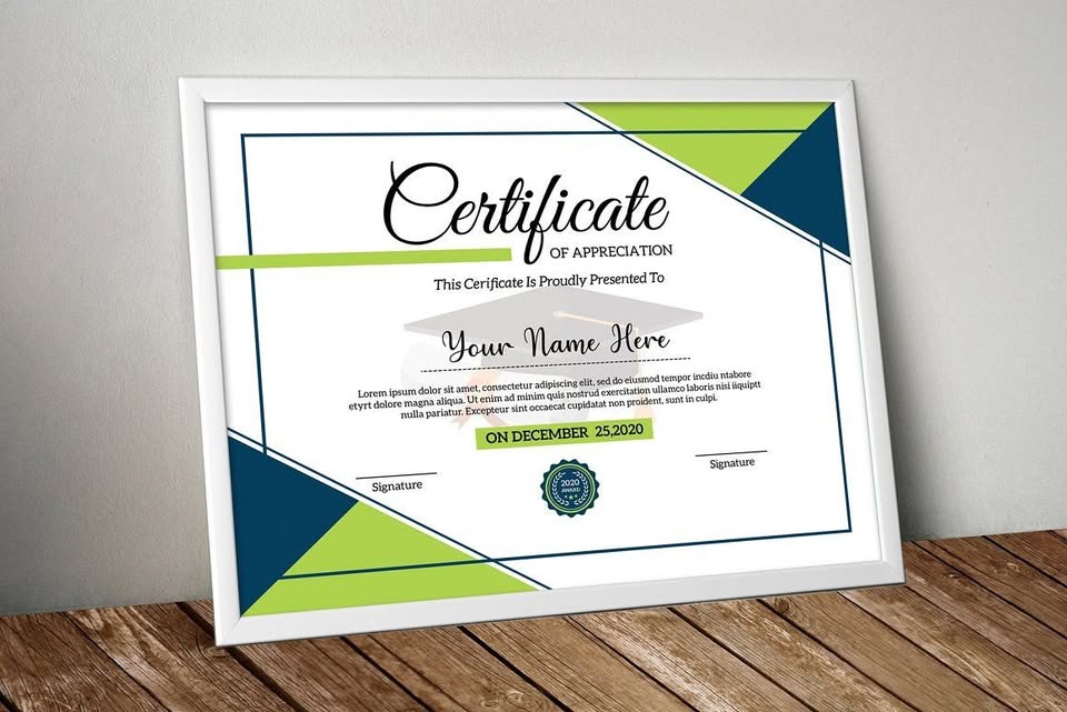 Diploma personalizado con nombre y logo – Custom printed or digital diploma with name and logo 🎓
