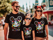 Load image into Gallery viewer, Playeras familiares Disney ideales para parques – Disney family shirts custom made for vacations 🏰