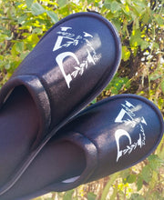 Load image into Gallery viewer, Custom slippers DTF wedding quinceañera baby shower gift
