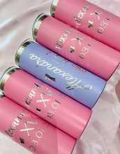Load image into Gallery viewer, Party favor personalized tumblers for 15th birthday