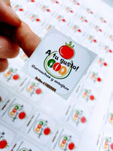 Load image into Gallery viewer, Glossy Square Stickers Printing – Custom Photo Finish