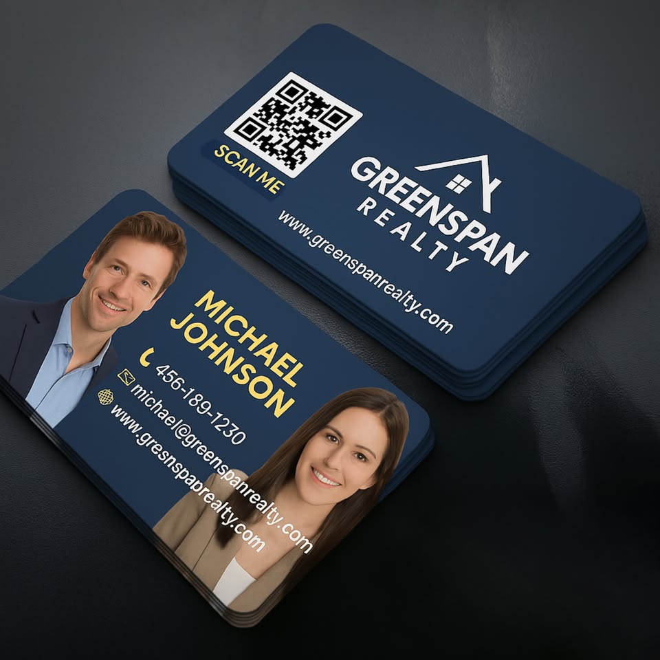 Custom business cards for your brand or company – professional print quality