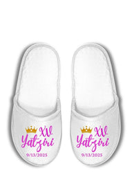 Custom slippers gift idea for weddings birthdays or special events