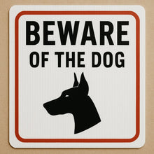 Load image into Gallery viewer, Custom beware of dog sign – add your dog’s name or image