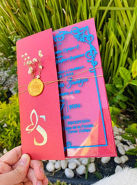 Personalized event invites with name and unique design