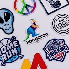 Load image into Gallery viewer, Custom heat-adhesive patches unique colorful design for clothing