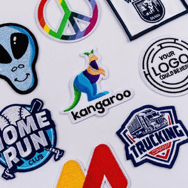Custom heat-adhesive patches unique colorful design for clothing