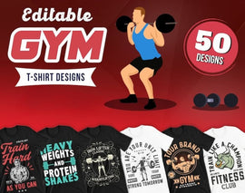 Gym t-shirts with bold motivational quotes – perfect for training