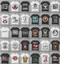 Load image into Gallery viewer, Fitness shirts with printed phrases – ideal for gym lovers