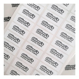 Rectangular sticker sheets – full color print, easy to apply