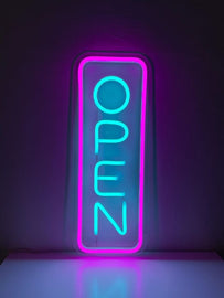Neon OPEN sign for your business – bright and eye-catching