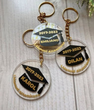 Load image into Gallery viewer, Custom keychains for graduates – perfect for party favors