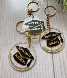 Custom keychains for graduates – perfect for party favors