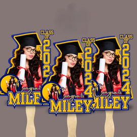 Cheer paddle with graduate's photo – perfect for the big day support