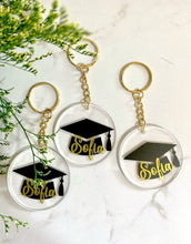Load image into Gallery viewer, Custom keychains for graduates – perfect for party favors
