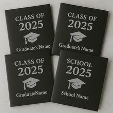 Load image into Gallery viewer, Custom graduation folders 2025 school name elegant student gift