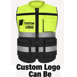 High visibility vest for security staff custom printed design