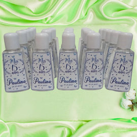 Custom hand sanitizer with name and label for any event