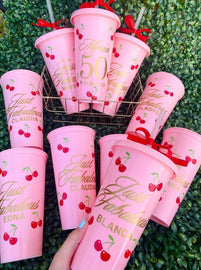 Custom drink tumblers for guests party memory or souvenir