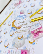 Load image into Gallery viewer, Custom printed stickers for kids events or party details