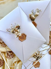 Load image into Gallery viewer, Wedding invitation cards personalized elegant design for print