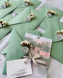 Wedding invitation cards personalized elegant design for print