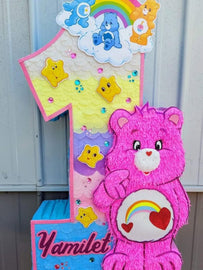 Piñata temática Ositos Cariñositos 2D – Care Bears 2D party piñata for kids and celebrations 🐻