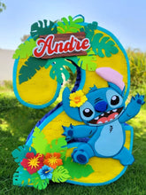 Load image into Gallery viewer, Custom Stitch pinata – Piñata de Stitch personalizada para cumpleaños y fiestas