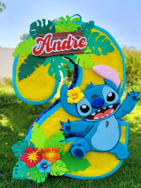 Custom Stitch pinata – Piñata de Stitch personalizada para cumpleaños y fiestas