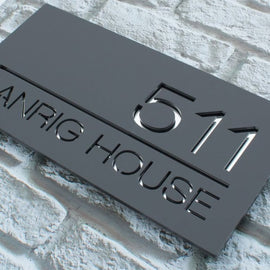 Custom aluminum sign – Letrero de aluminio personalizado para exterior de negocios