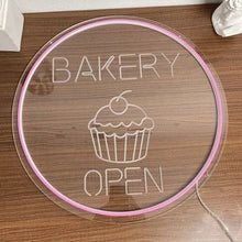 Load image into Gallery viewer, Letreros LED acrílicos personalizados – custom neon effect acrylic LED signs