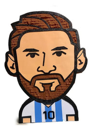 Pinata de Messi - Piñata de futbol Argentina - Piñatas personalizadas con uniforme