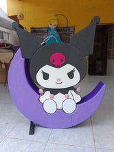 Load image into Gallery viewer, Piñata 2D de Kuromi personalizada – Custom Kuromi 2D piñata for birthdays and themed parties 🎉