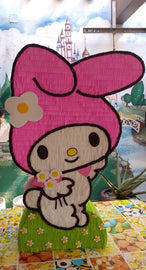 Piñata temática My Melody 2D para niños – My Melody 2D party piñata for kids and celebrations 💕