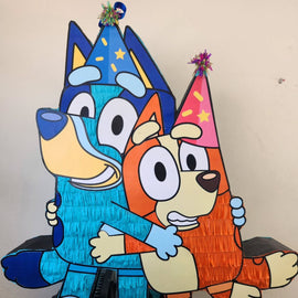 Personalized Bluey 2D piñata – Piñata Bluey 2D personalizada para tu fiesta especial 🐾