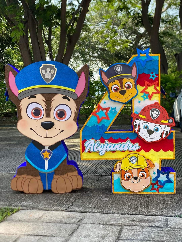 Paw Patrol 2D birthday piñata – Piñata Paw Patrol 2D perfecta para fiestas infantiles 🎂