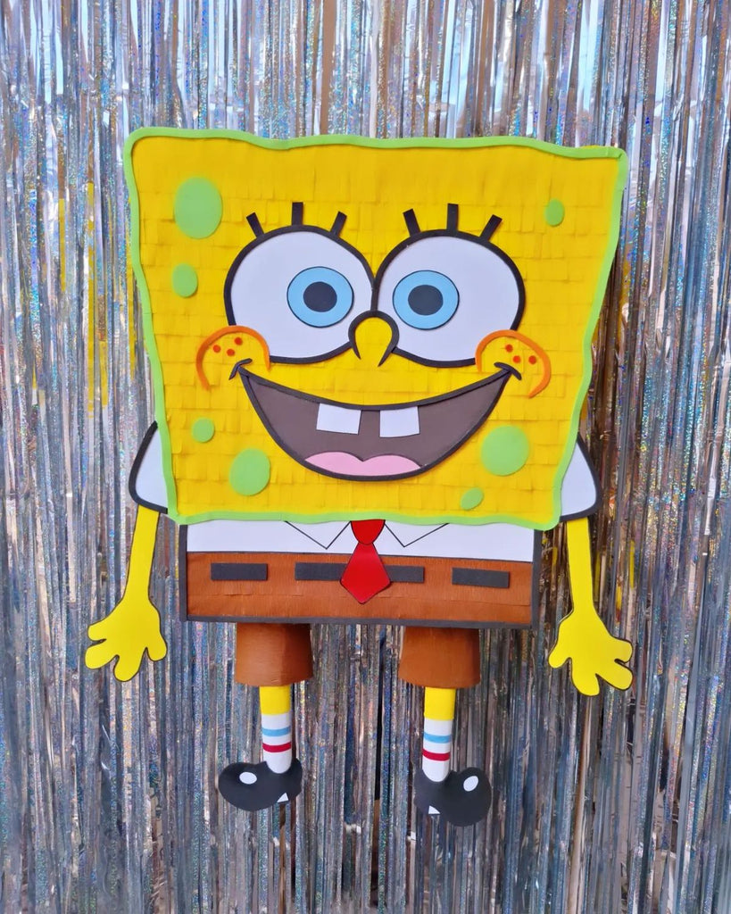 Piñata 2D de Bob Esponja personalizada – Custom SpongeBob 2D piñata for birthdays and parties 🎉