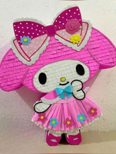 Load image into Gallery viewer, Piñata temática My Melody 2D para niños – My Melody 2D party piñata for kids and celebrations 💕
