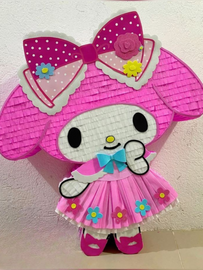 Piñata temática My Melody 2D para niños – My Melody 2D party piñata for kids and celebrations 💕