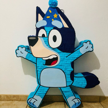 Load image into Gallery viewer, Personalized Bluey 2D piñata – Piñata Bluey 2D personalizada para tu fiesta especial 🐾